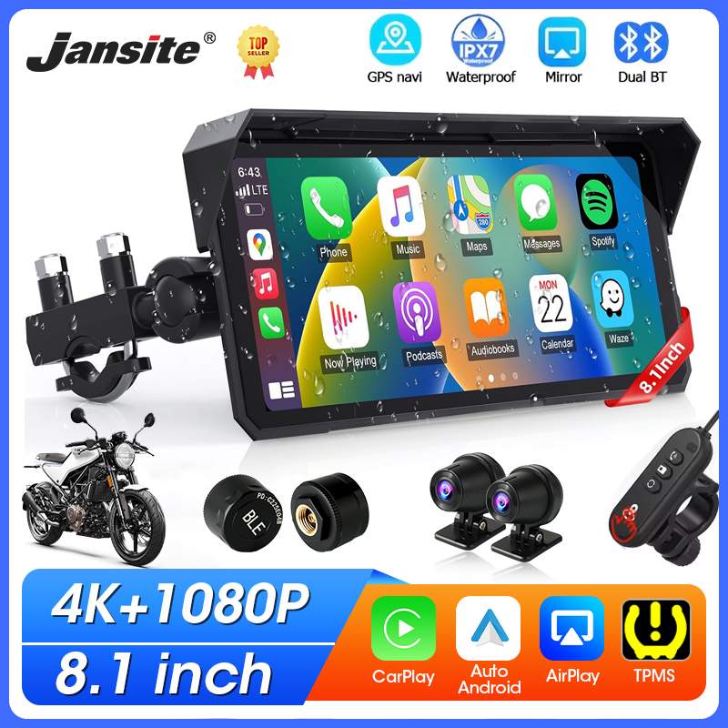 Car Dash Cam - Schermo CarPlay per Moto Jansite da