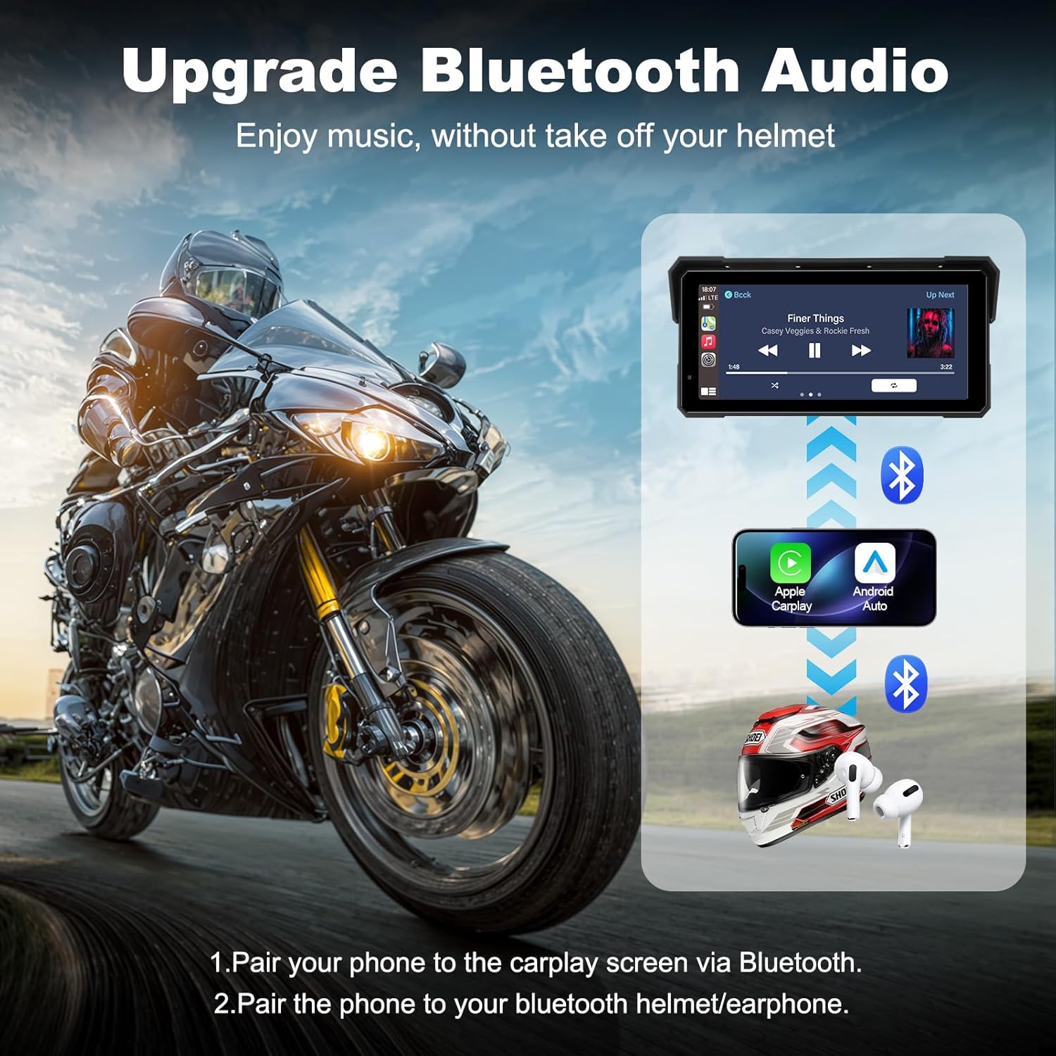 Schermo CarPlay per Moto Jansi - Car Dash Cam recensione e prezzo
