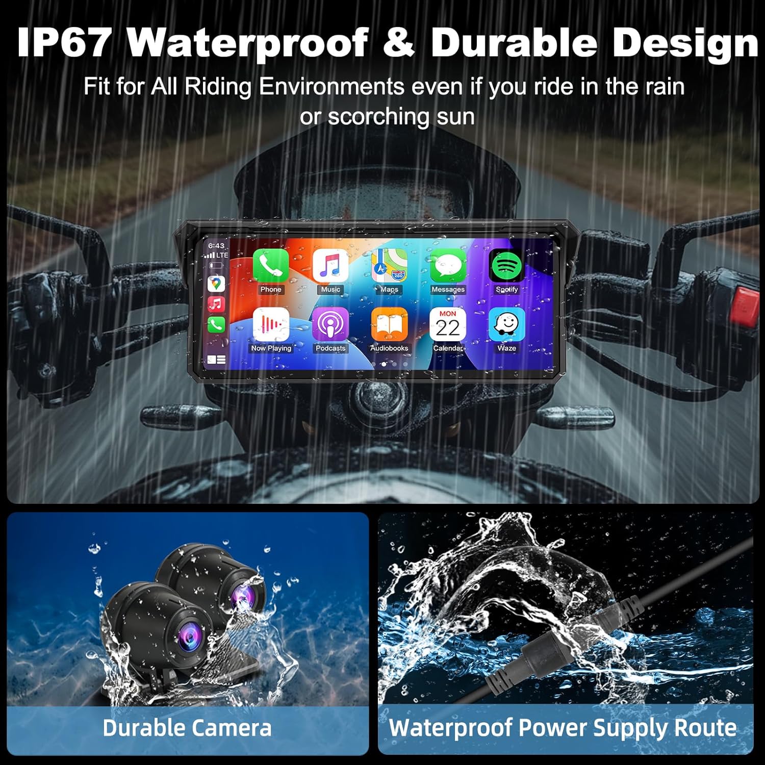 Schermo CarPlay per Moto Jansi - Car Dash Cam recensione e prezzo