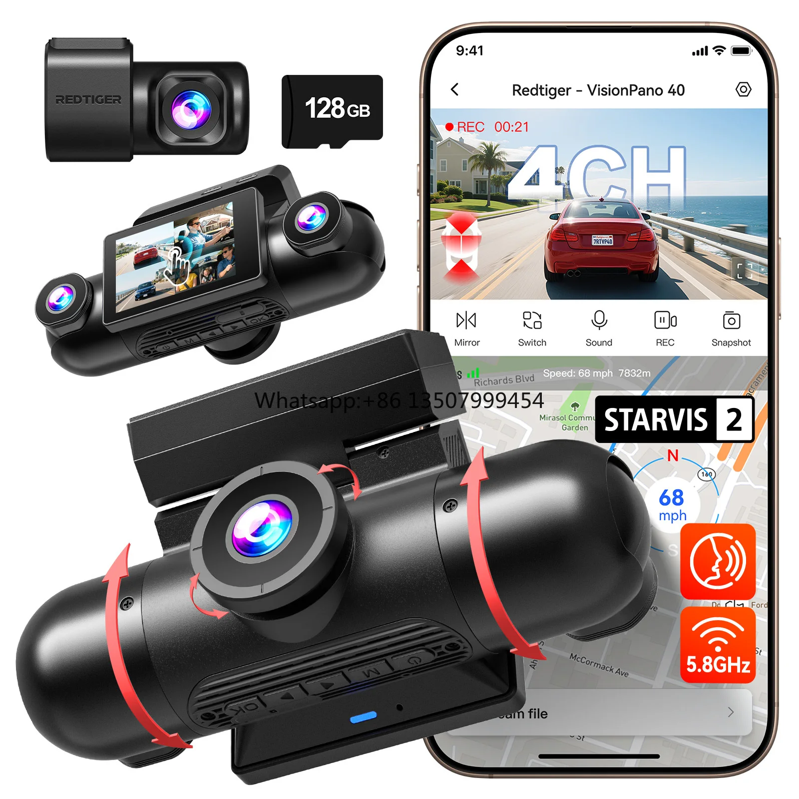 Distributore VP40 2.5K*2+1080P - Car Dash Cam recensione e prezzo